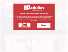 Tablet Screenshot of bd-adultes.com